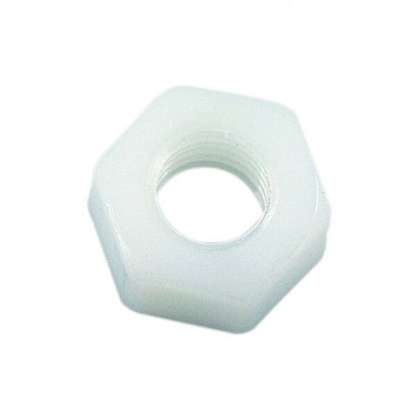 Écrou hexagonal HU DIN 934 PA 6,6 naturel - 12 mm- Vendu par 100