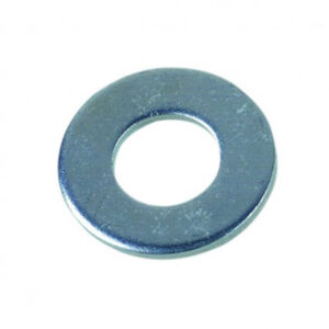 Rondelle plate moyenne (M) NFE 25513 Zingué - 6 mm