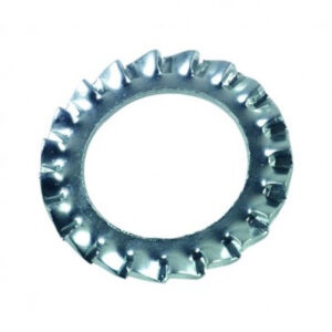 Rondelle éventail à dentures extérieures (AZ) DIN 6798 A Zingué - 5 mm
