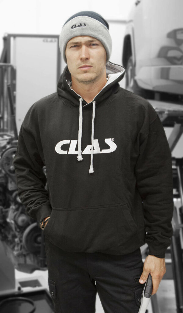 Sweat shirt bicolore (s)Sweat shirt bicolore à capuche (taille S) 80% coton peigné / 20% polyester - AP 5200 - CLAS Equipements