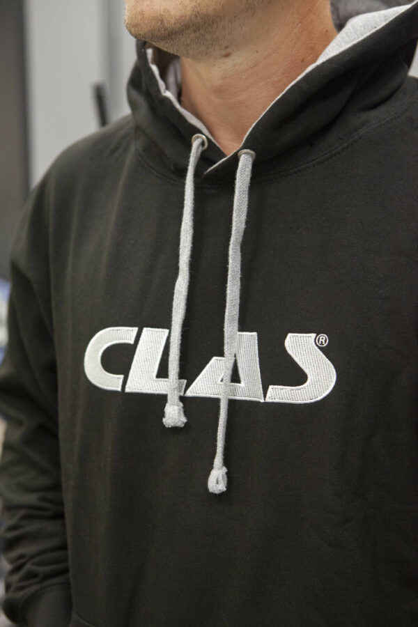 Sweat shirt bicolore (s)Sweat shirt bicolore à capuche (taille S) 80% coton peigné / 20% polyester - AP 5200 - CLAS Equipements – Image 3