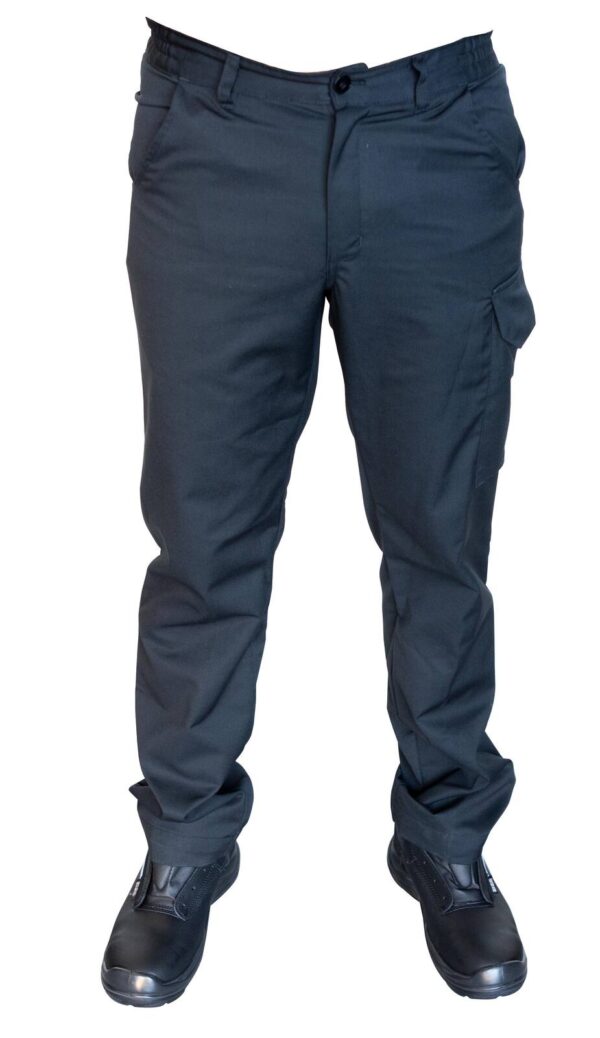 Pantalon multipoches stretch noir avec renforts genoux (t36)- AP 7301 - CLAS Equipements