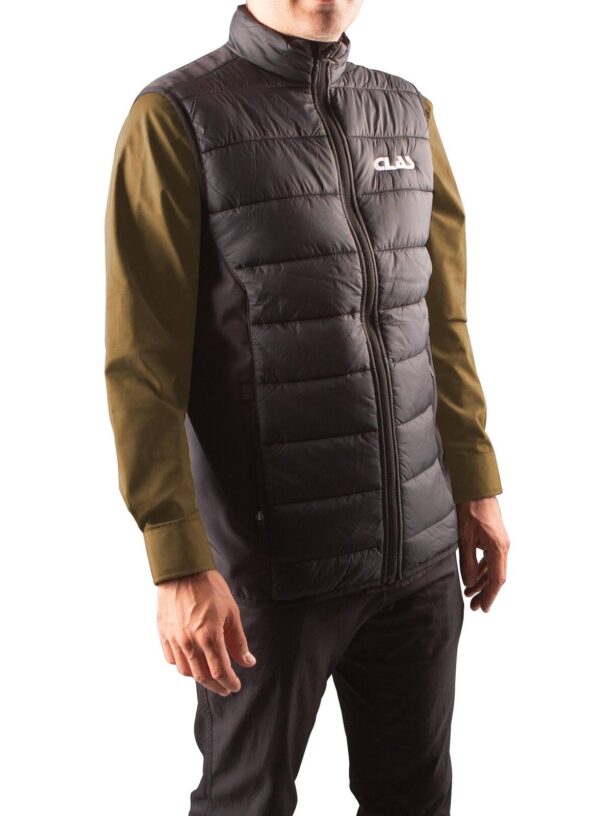 Doudoune sans manches gris/noire (s)- AP 7701 - CLAS Equipements