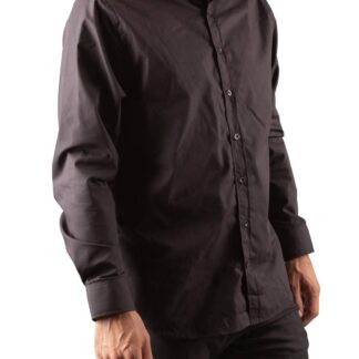 Chemise homme manches longues noire (t36)- AP 8701 - CLAS Equipements