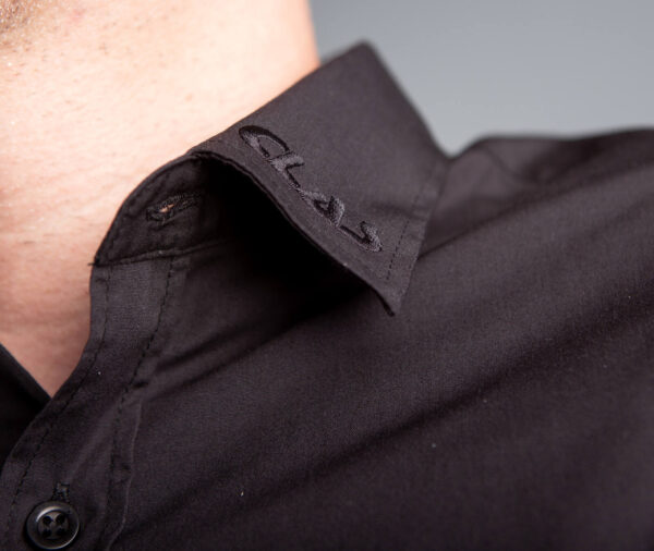 Chemise homme manches longues noire (t36)- AP 8701 - CLAS Equipements – Image 2