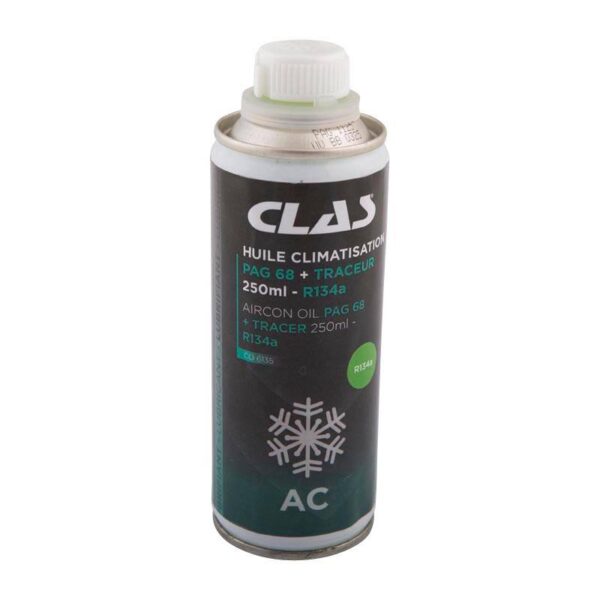 Huile climatisation pag 68 + traceur 250ml - r134aHuile climatisation PAG 68 + traceur 250ml - R134a - CO 6135 - CLAS Equipements
