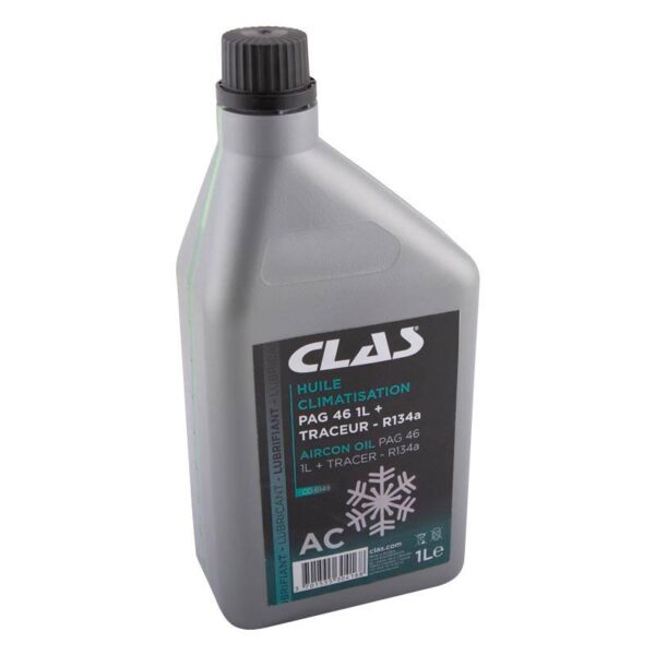 Huile climatisation pag 46 1l + traceur - r134aHuile climatisation pag 46 1l + traceur - r134a - CO 6149 - CLAS Equipements