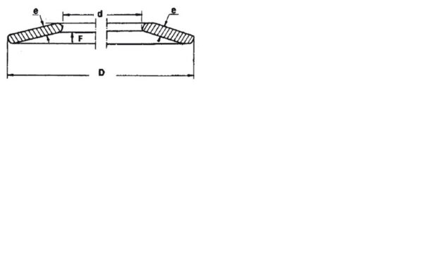 Rondelle ressort dynamique brut - Diamètre intérieur : 5,2 mm - Diamètre extérieur : 10 mm – Image 2