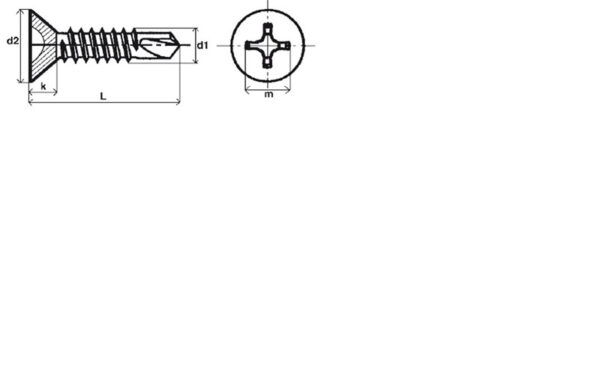 VIS AUTOPERCEUSE TF 4.2X22 ZG - Vendu par 500 – Image 2