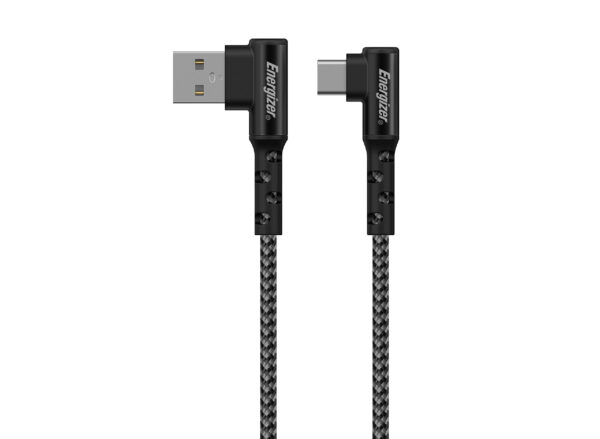 Câble coudé - USB-C - 2m - black Energizer
