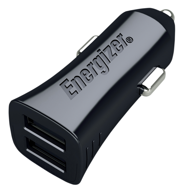 Chargeur de voiture - 17W - 2USB - black Energizer