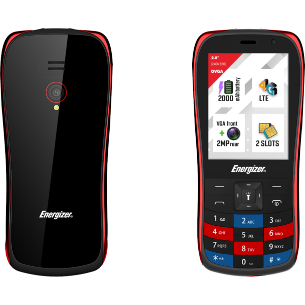 Mobile E284S - Clavier EU - black Energizer