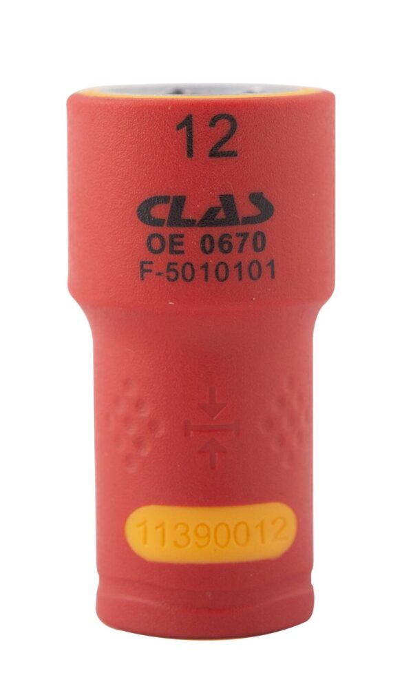 Douille isolee 1/4" 12mm- OE 0670 - CLAS Equipements
