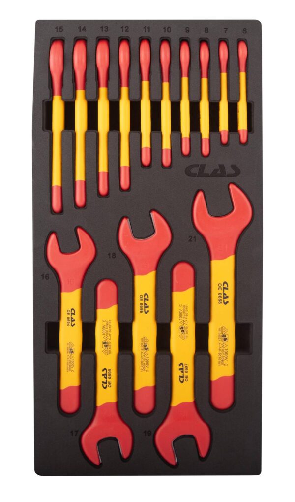 Insert cles plates isolees (15 pcs)- OE 0683 - CLAS Equipements