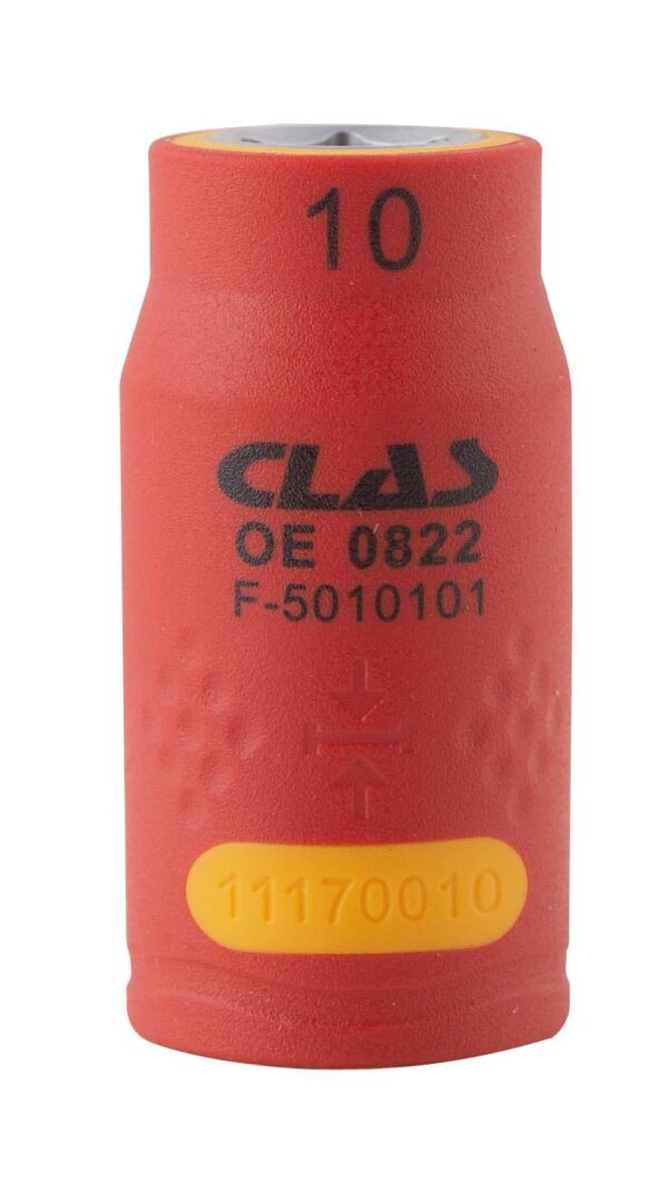 Douille isolee 3/8" 10mm- OE 0822 - CLAS Equipements