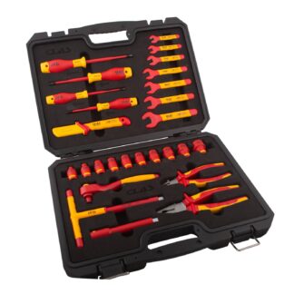 Coffret outils isoles 1000v vehicules hybrides et electriques (27pcs)- OE 0840 - CLAS Equipements