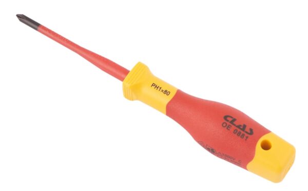 Tournevis phillips isole ph1x80- OE 0881 - CLAS Equipements