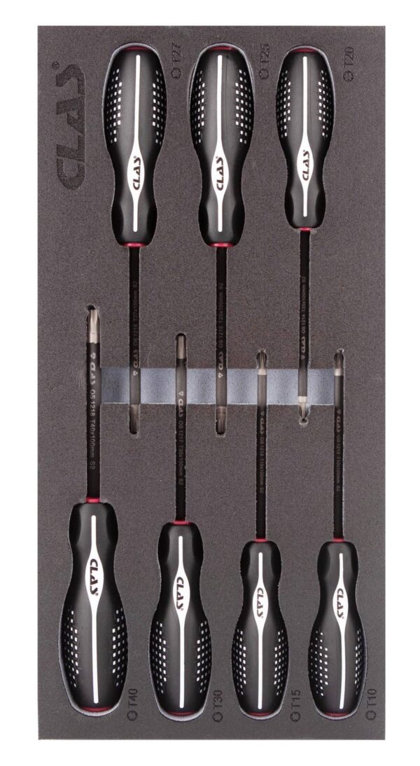 Insert tournevis diamant torx t10-40 (7 pcs)- OS 1210 - CLAS Equipements