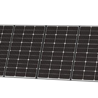 Panneau Solaire Portable 400W pour Station Electrique Portable - 4 volets - black W