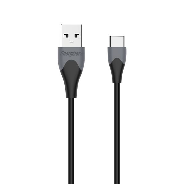 Câble bicolore - USB-A/USB-C - 1.2m - black Energizer