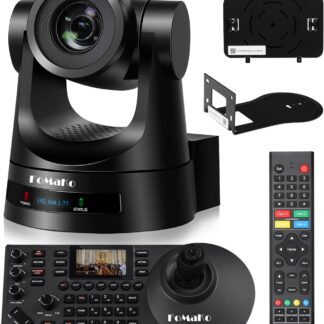 Caméra PTZ FoMaKo, zoom optique 20x, suivi automatique par IA, PoE HDMI, pour le culte, contrôleur de caméra PTZ (ensemble PTZ BH201 FMK20SDI + KC608) - BH201