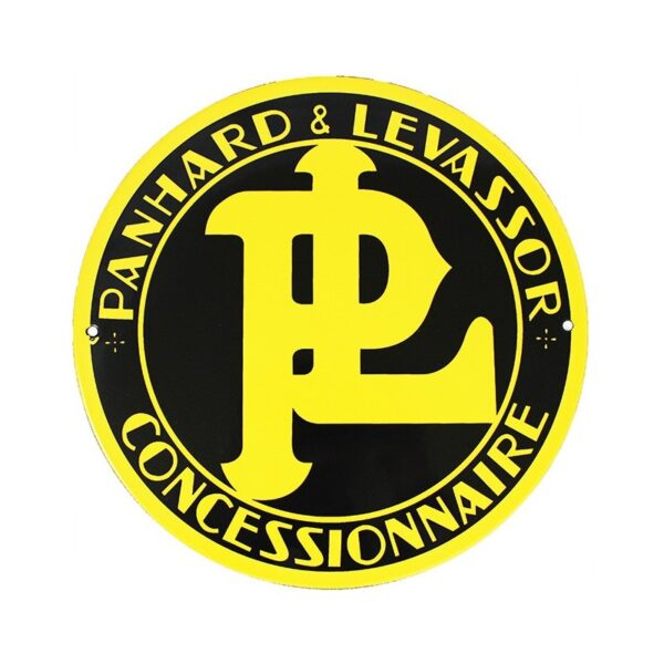 Plaque émaillée diamètre 30 cm : PANHARD
