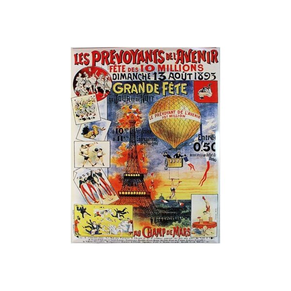 Plaque métal publicitaire 30x40cm plate : Les prévoyants de l'avenir