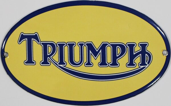 Plaque émaillée : TRIUMPH – Image 2