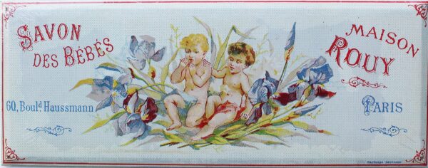 Plaque métal publicitaire 17,5 x 45 cm : Savon des Bébés maison ROUY – Image 2