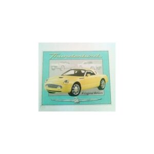 Plaque métal publicitaire 30x40cm plate : THUNDERBIRD A LEGEND REBORN