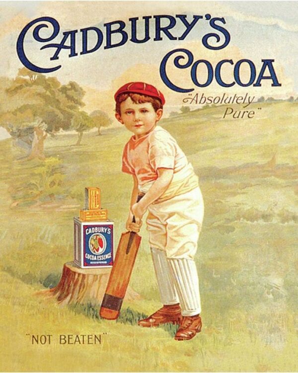 Plaque métal publicitaire 28 x 40 cm plate : Cadbury's Cocoa – Image 2