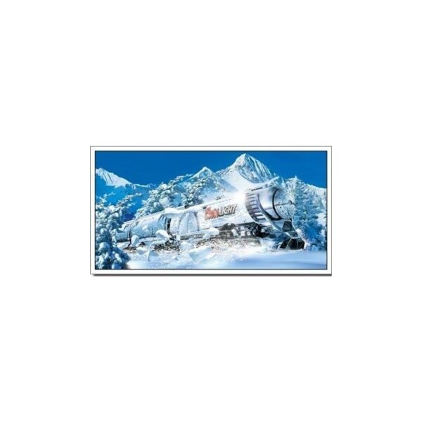 Plaque métal décorative 41 x 22 cm plate : COORS LIGHT THE SILVER BULLET