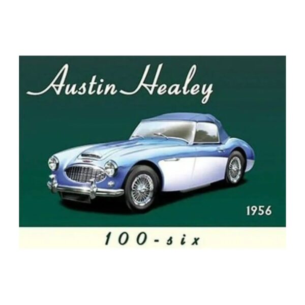 Plaque métal publicitaire 20x30 cm plane : AUSTIN HEALEY