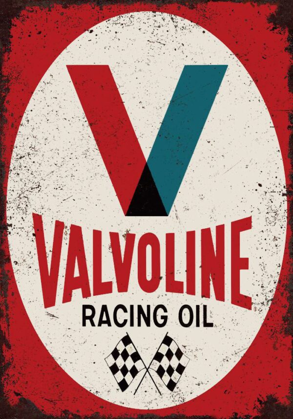 Plaque métal plate 20 x 30 cm : Valvoline – Image 2