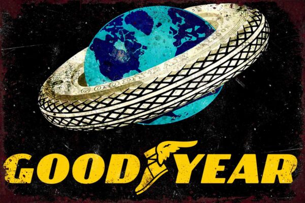 Plaque métal plate 20 x 30 cm : Good Year – Image 2