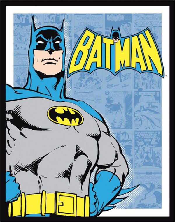 Plaque métal plate 30 x 40 cm : Batman - Rétro Panels – Image 2