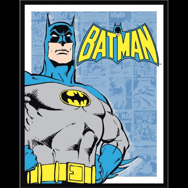 Plaque métal plate 30 x 40 cm : Batman - Rétro Panels