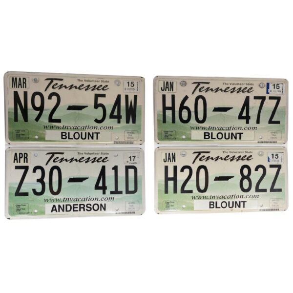 TENNESSEE : Plaque immatriculation US 30x15cm plate
