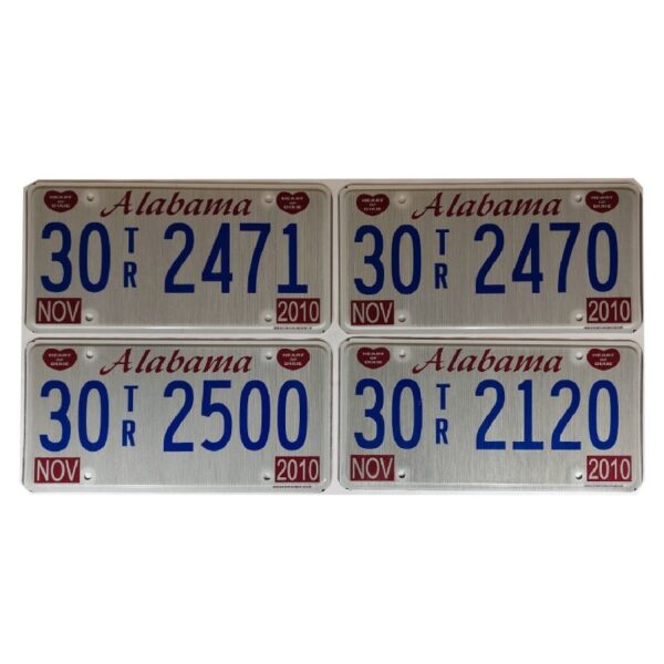 ALABAMA (V2) : Plaque immatriculation US 30x15cm plate
