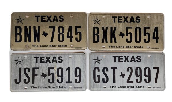 TEXAS (V1) : Plaque immatriculation US 30x15cm plate – Image 2
