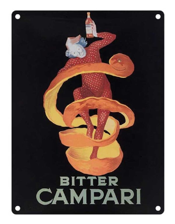 Plaque métal 30 X 40 cm plate : BITTER CAMPARI – Image 2