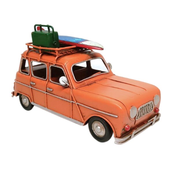 Renault 4L métal vintage 17 x 7,5 x 10 cm