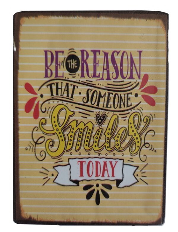 Magnet métal 7 x 5 cm : SMILES – Image 2