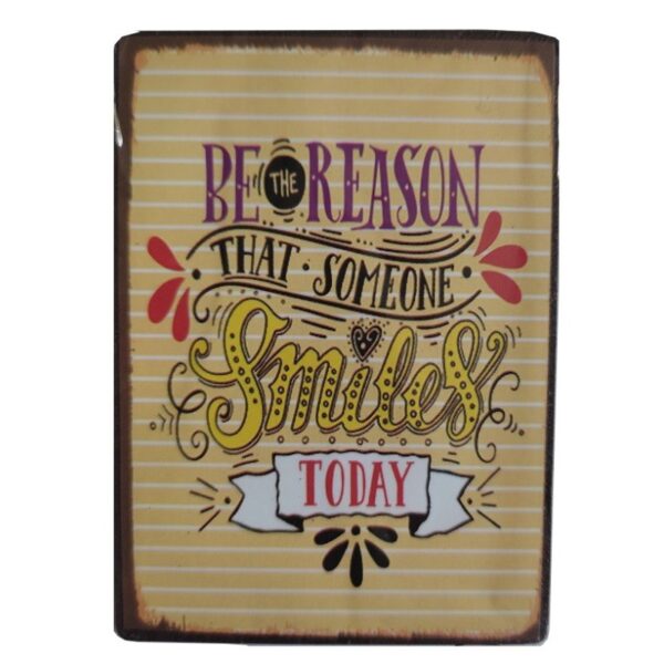 Magnet métal 7 x 5 cm : SMILES