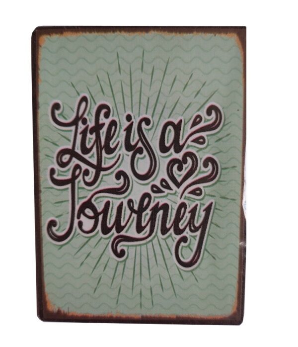 Magnet métal 7 x 5 cm : LIFE – Image 2