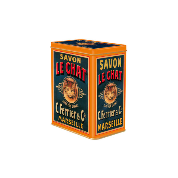 Boite métal 15x12x8cm Savon Le Chat