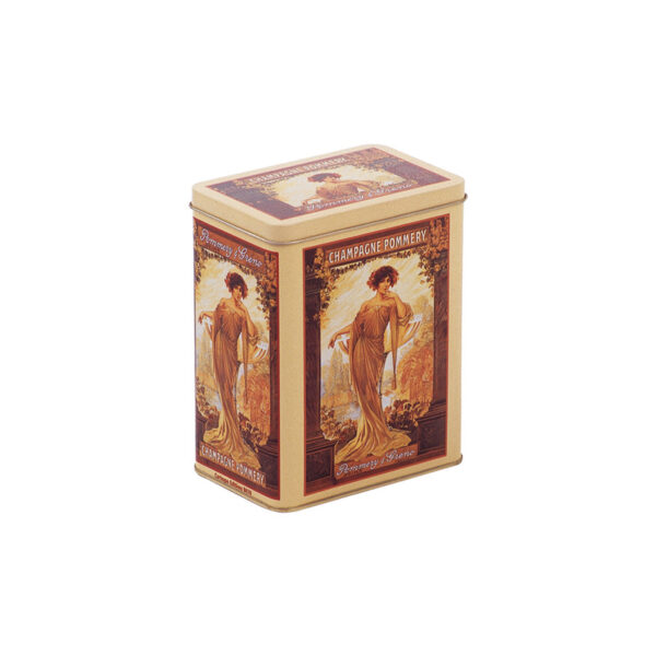 Boite métal 15x12x8cm Champagne Pommery