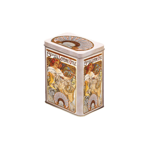 Boite métal 15x12x8cm Biscuits Lefèvre-Utile