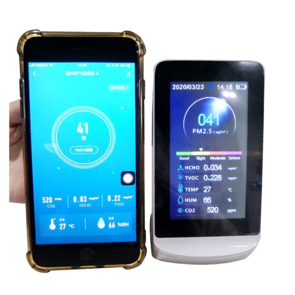 KAPM80 Détecteur de qualité de l'air multifonctions avec écran LCD – Image 3