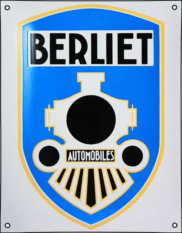 Plaque émaillée bombée BERLIET – Image 2